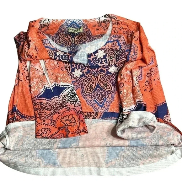 ONE WORLD,Energe,tunic top,women Medium .NWOT,embellished,beads,artsy,multicolor - Picture 16 of 16